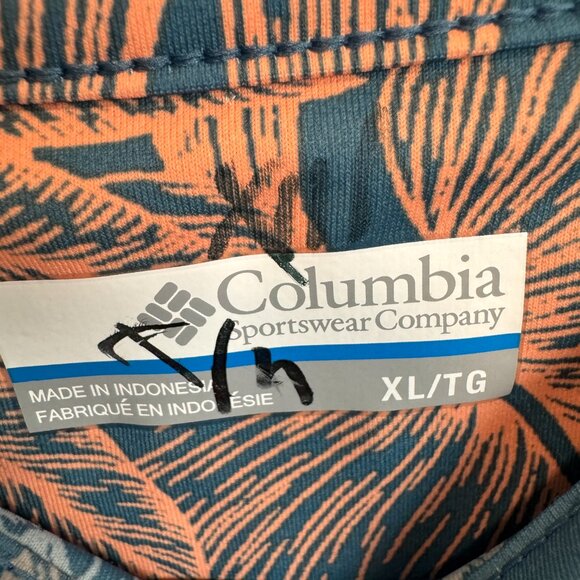 Columbia PFG Womens XL sundress hawaiian tropical print sleeveless - Picture 7 of 8